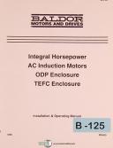 Baldor-Baldor 15H, Inverter Control Installation Programming and Operations Manual 1996-15H-05